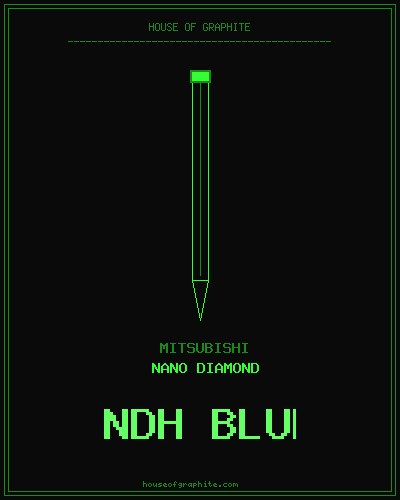 Mitsubishi Nano Diamond NDH Blue