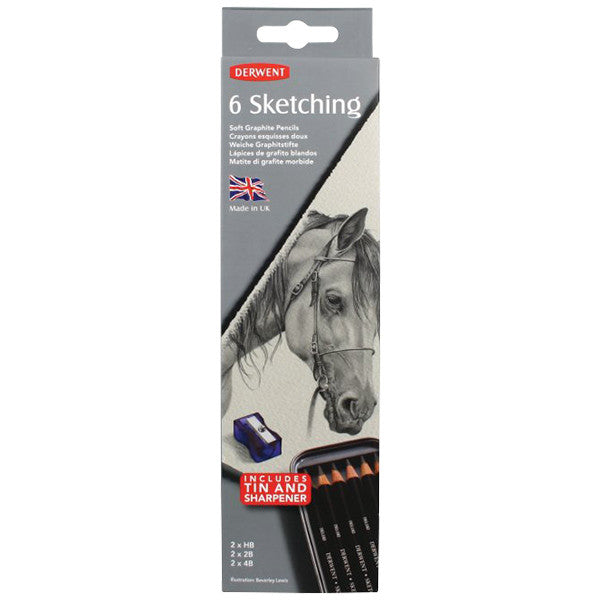 Derwent Sketching Tin of 6