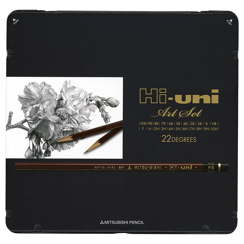 Mitsubishi Hi-uni Art Set of 22 (10B-10H)